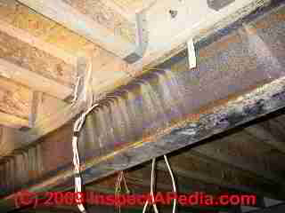 Water stains on steel beam (C) Daniel Friedman