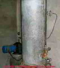 Photograph of a water pressure tank and controls